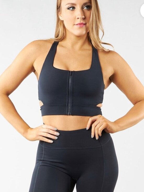 Buffbunny Collection Other - Buffbunny Blizzard Zip up Sports Bra